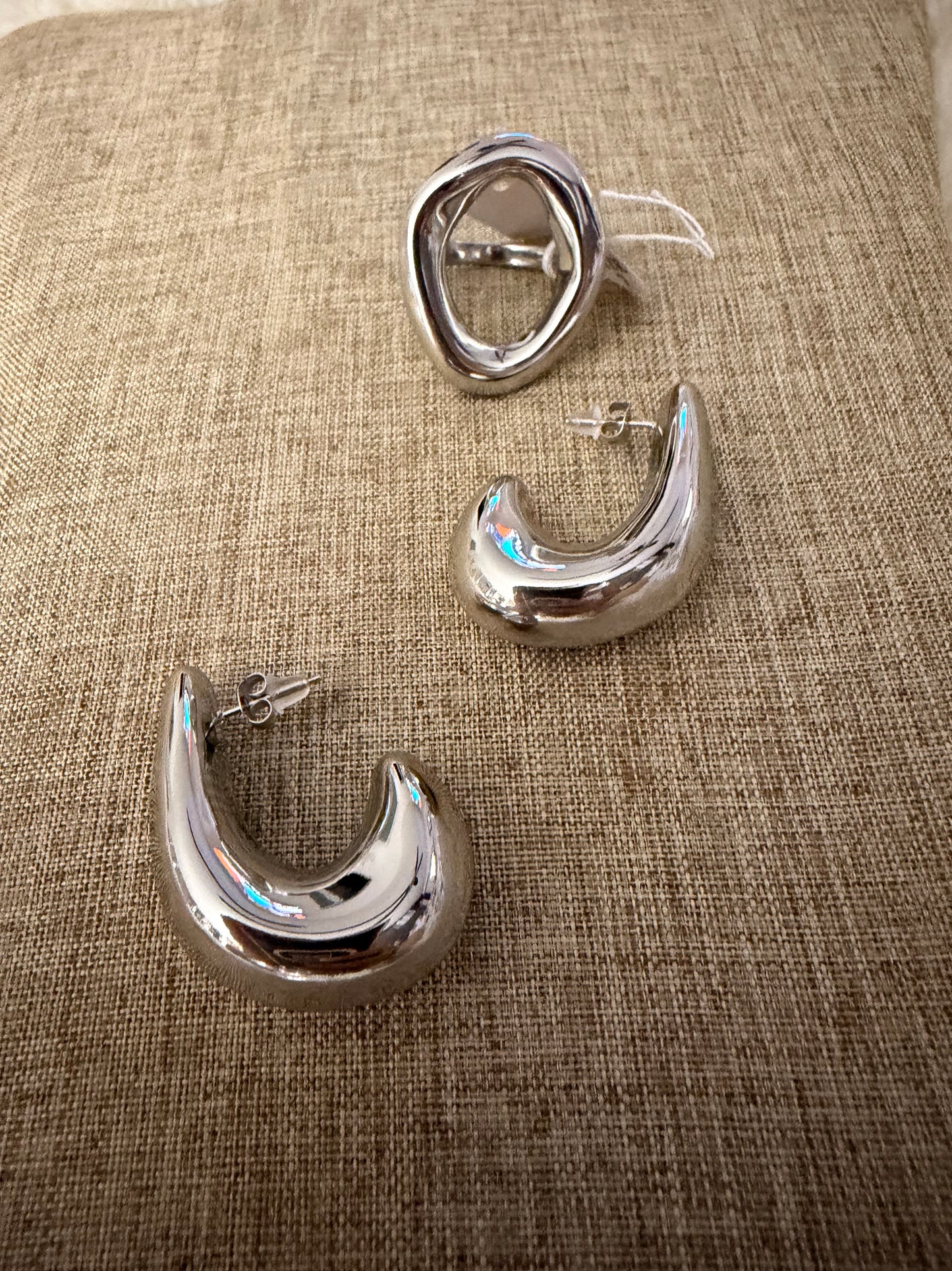 Ring oval plata