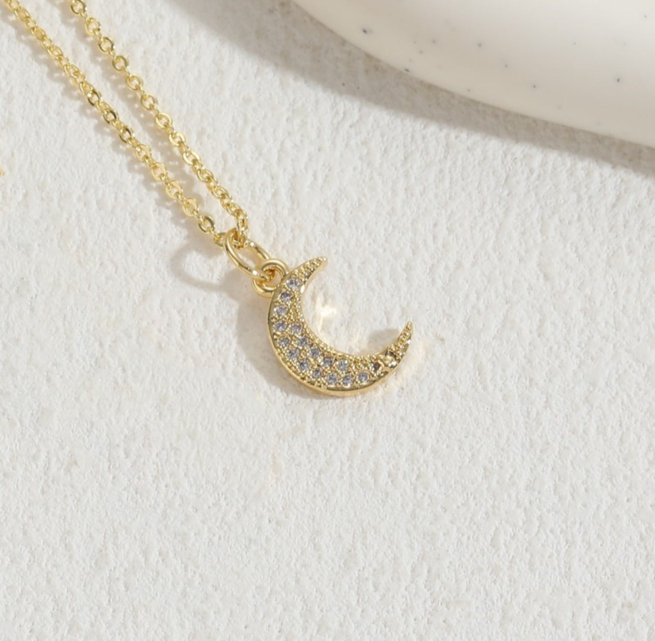 Set with Ear cuff Luna 0056Bz