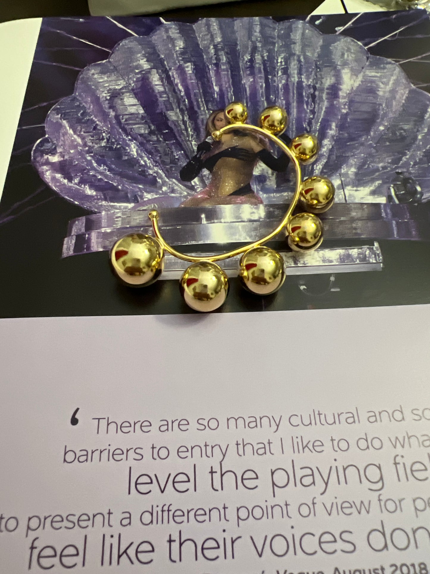Ear Cuff de esfera