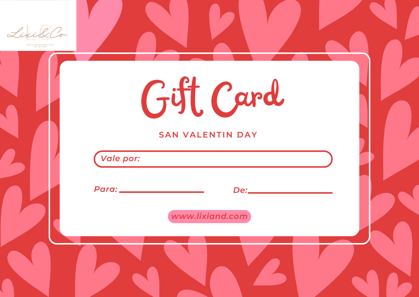 Lixi & Co Gift Card