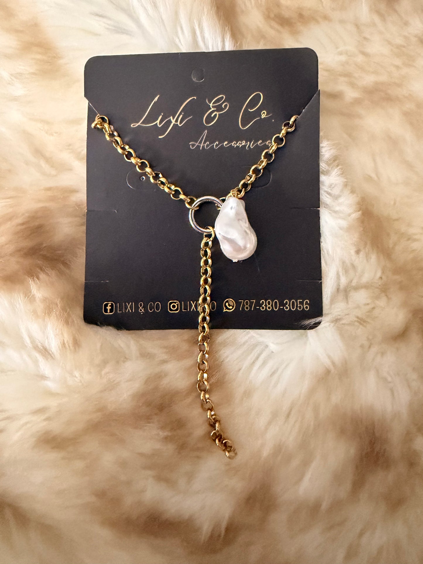 One pearl necklace