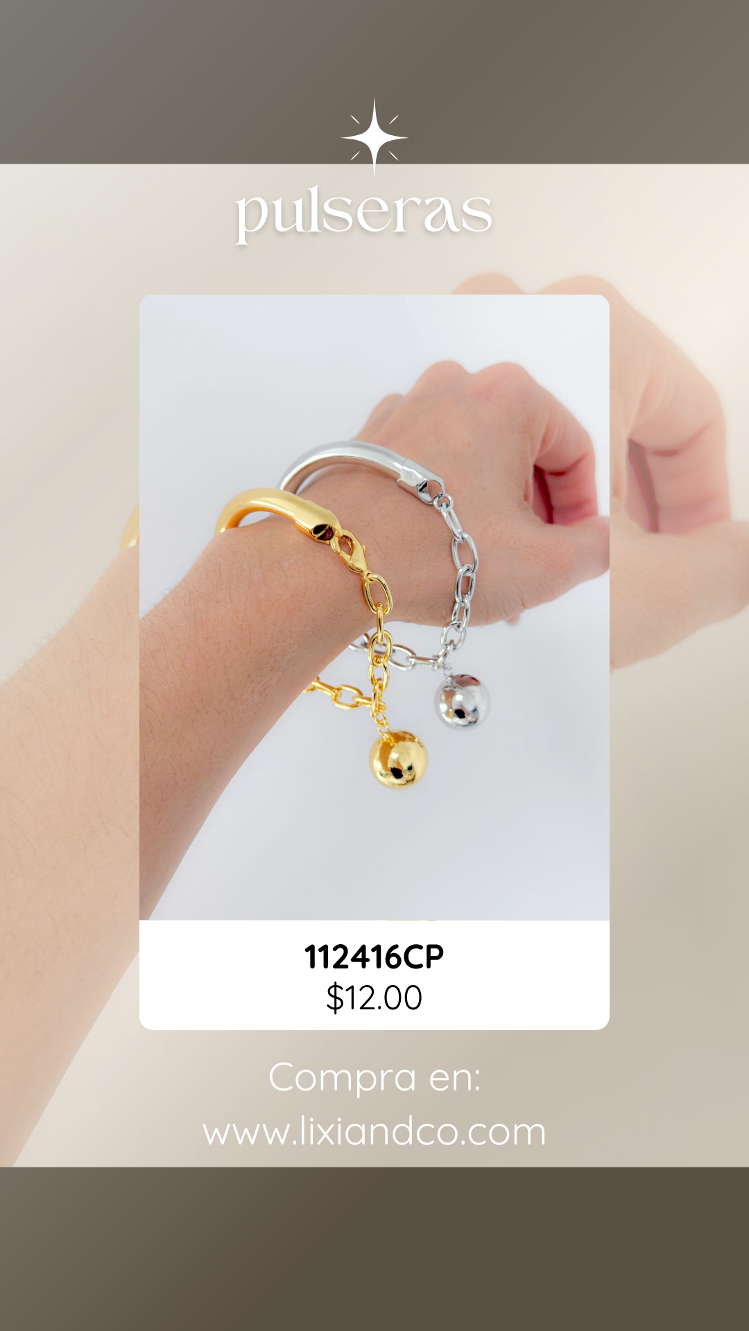 Pulseras 112416CP