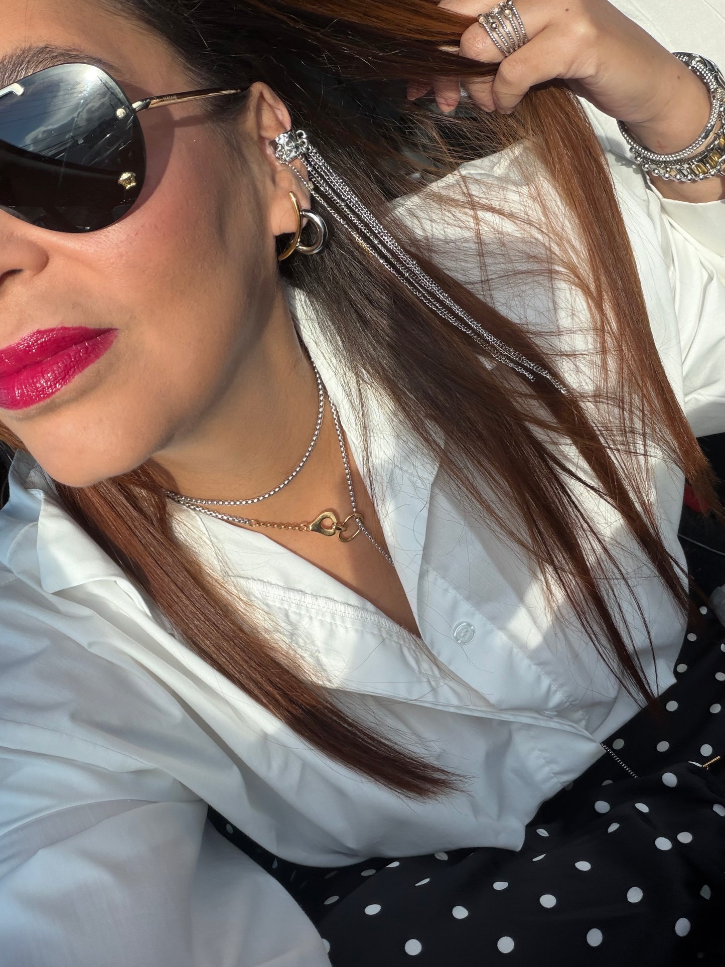 Ear cuff lluvia