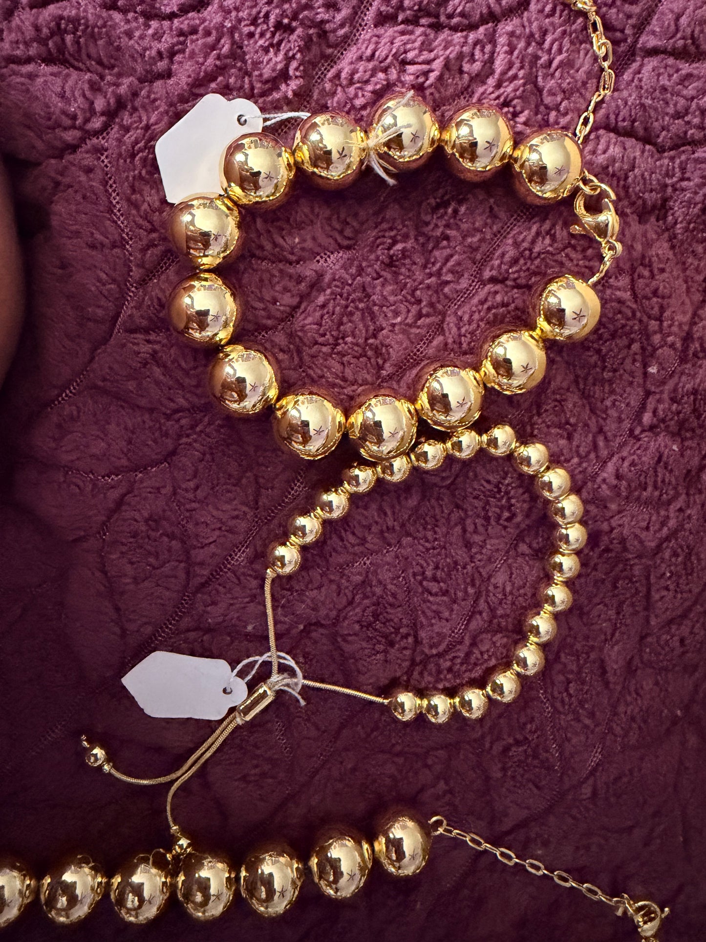 Ball Necklace & bracelet