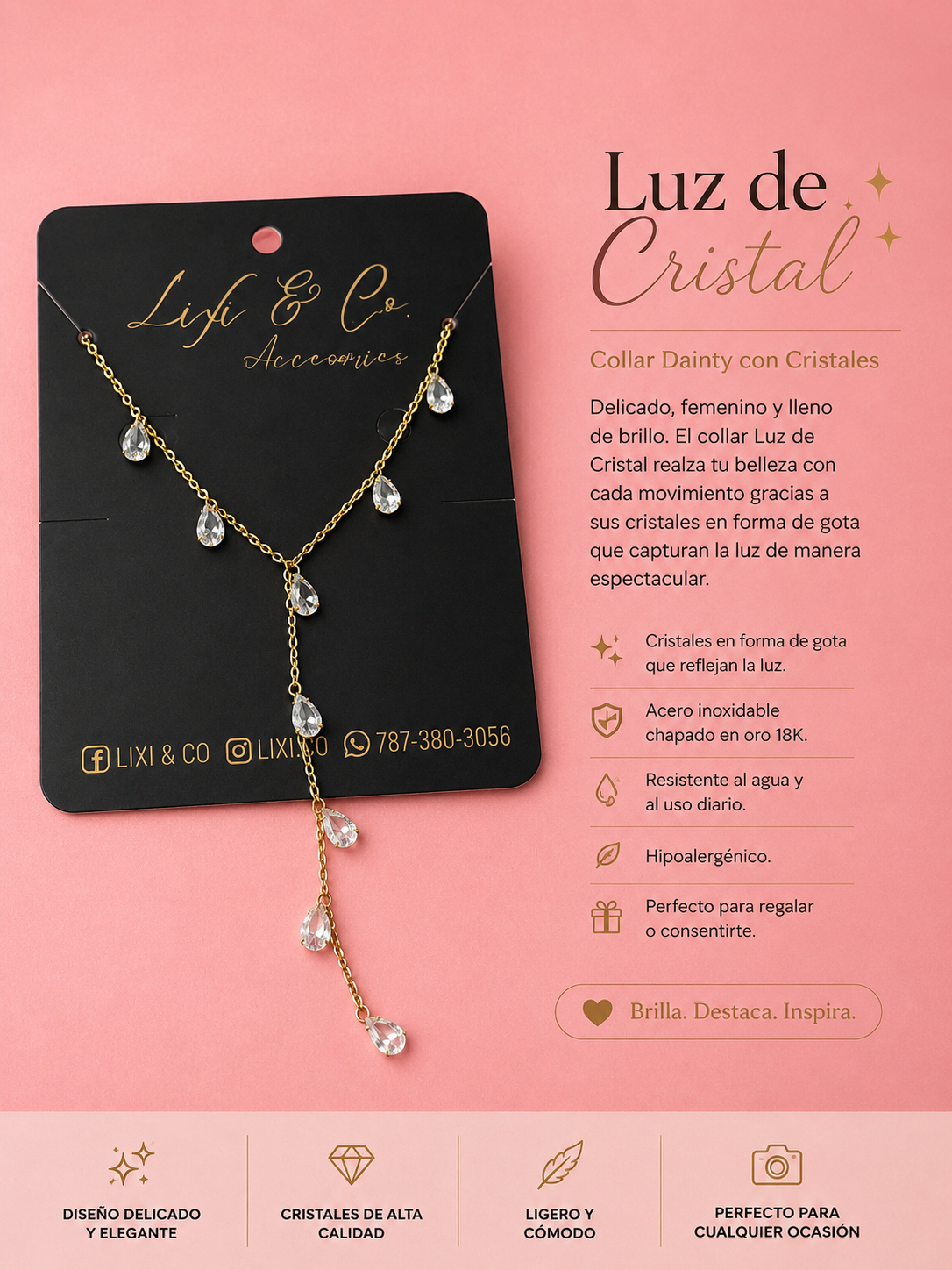 LUZ DE CRISTAL NECKLCE