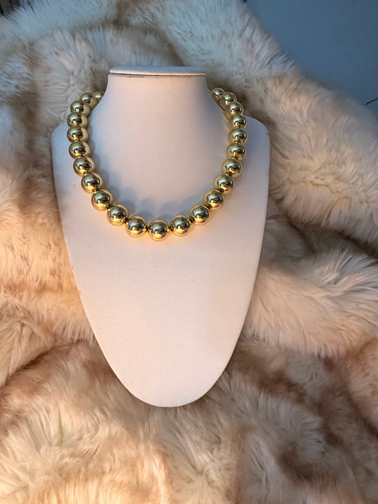 Ball Necklace & bracelet