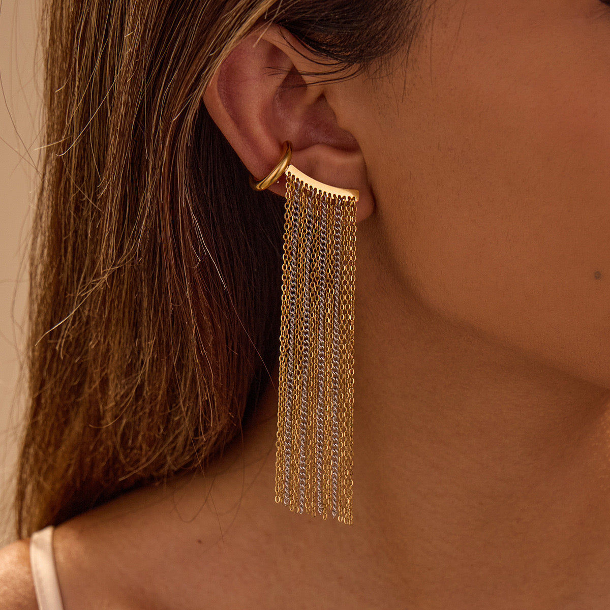 Ear cuff lluvia
