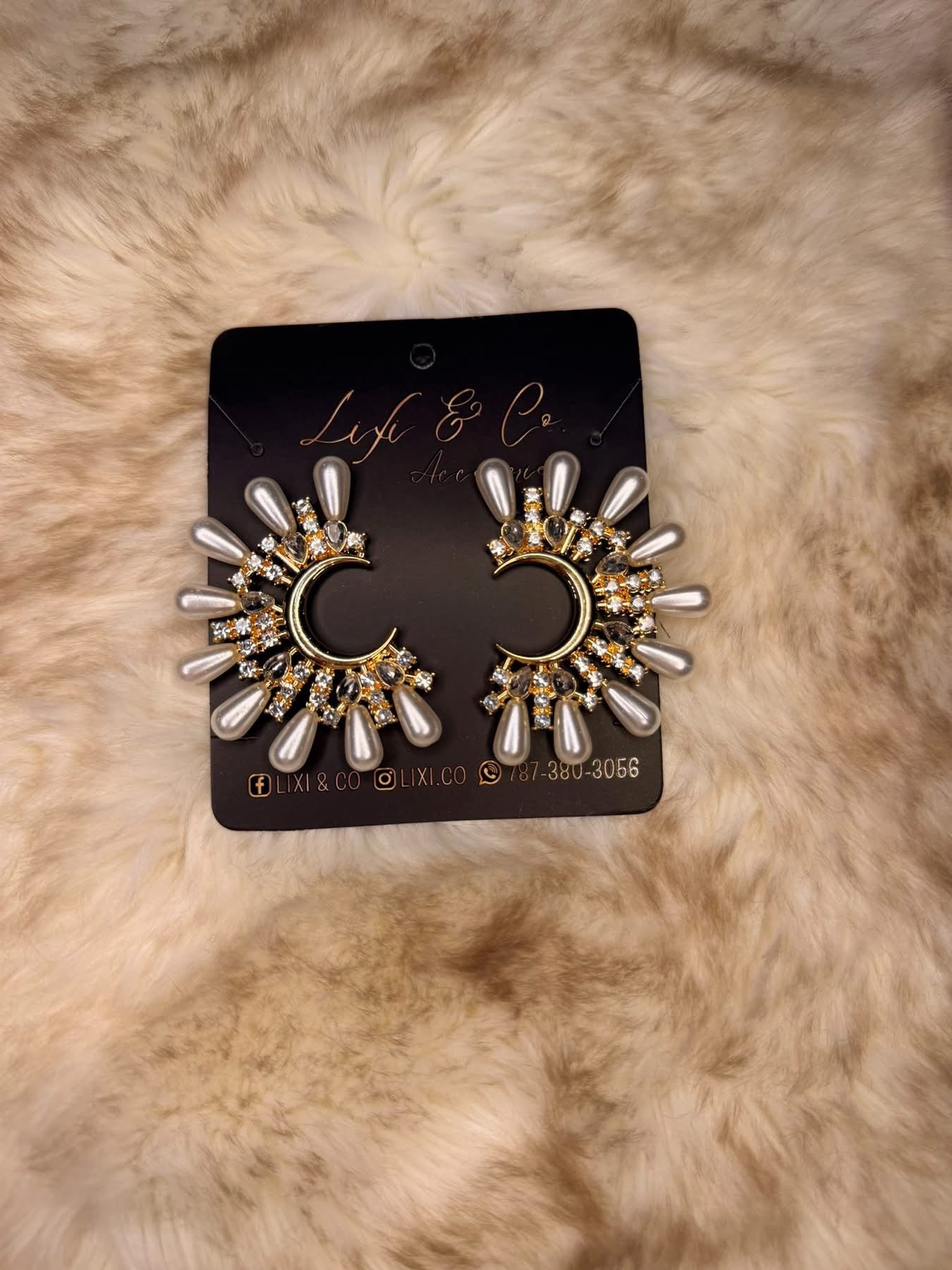 Arete en perla